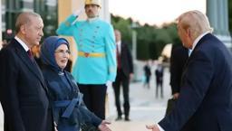 Beştepe'de Mehteranlı karşılama! Trump hayranlığını gizleyemedi