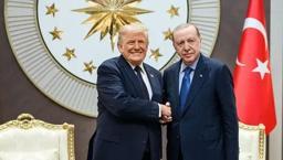 Beyaz Saray, Trump ve Erdoğan'ın tokalaştığı fotoğrafı paylaştı
