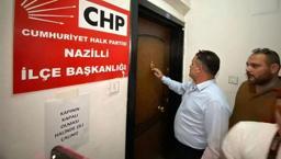 CHP Nazilli ilçe teşkilatında devir teslim krizi