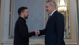 Dışişleri Bakanı Hakan Fidan, Ukrayna Devlet Başkanı Zelenskiy ile bir araya geldi
