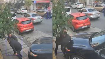 Kağıthane’de film gibi kaza! Araçtan düştü, kendi aracının altında kaldı