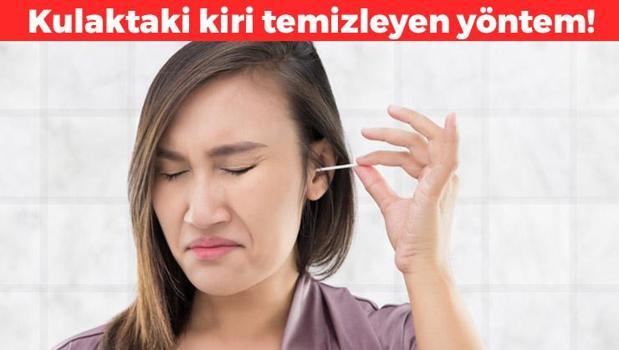 Kulaktaki kiri anında temizliyor! Tıkalı kulağı hortum gibi açıyor: Pamukları çöpe attırıyor)