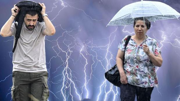 Aşırı sıcaklardan sonra yağmur geliyor! Meteoroloji 42 ili gök gürültülü sağanak yağışlara karşı uyardı)