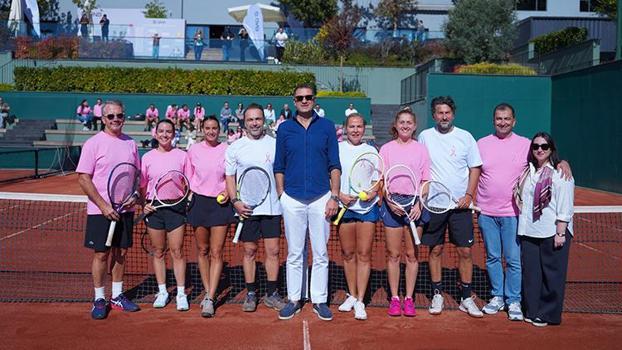 Meme kanseri farkındalığı için tenis turnuvası ve yürüyüş)