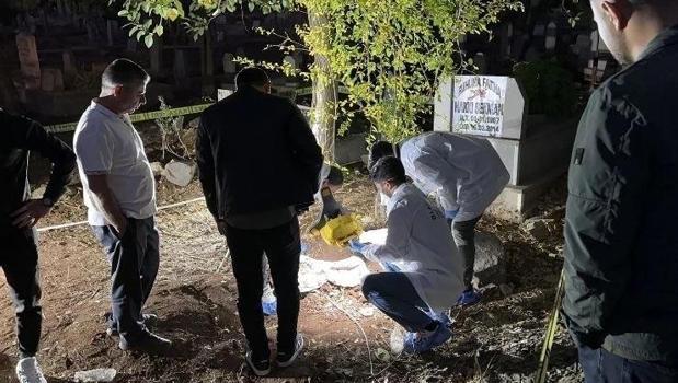 Kan donduran olay! Mezarlıkta bebek cesedi bulundu)