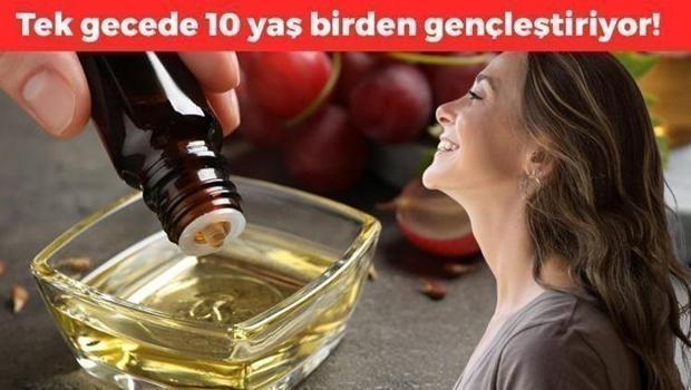 1 damlası tek gecede 10 yaş gençleştiriyor! Egzama, mantar ve sedefin kökünü kazıyor, cilde içten kolajen yüklüyor! Hassas ciltlere de uyumlu)