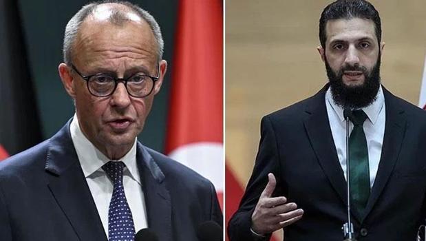 Almanya Başbakanı Merz'den Suriye Cumhurbaşkanı Şara'ya davet)