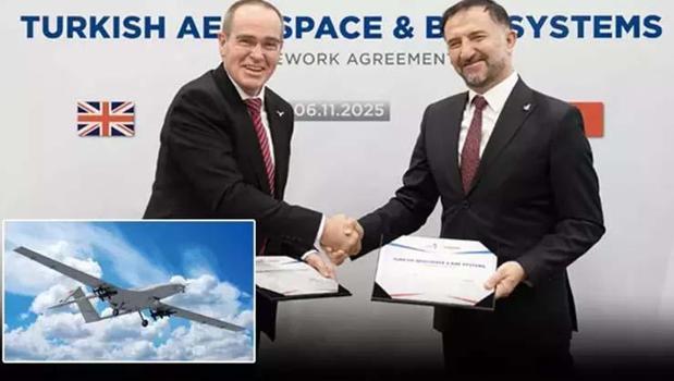 Milli İHA'larımız çekim merkezi oldu! Türk ve İngiliz devleri el sıkıştı)