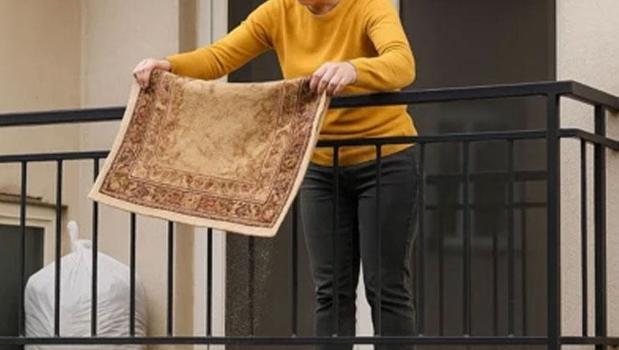 Yargıtay’dan emsal karar! Halı silkeledi, hapis cezası aldı)