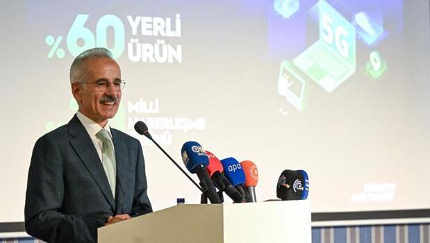 Bakan Uraloğlu: 5G ile gazeteciler 8K görüntü kalitesinde kesintisiz canlı yayın yapabilecek!)