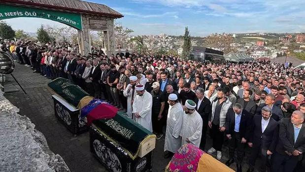 Kocaeli'deki yangın faciasında ölen 6 kişiye acı veda)