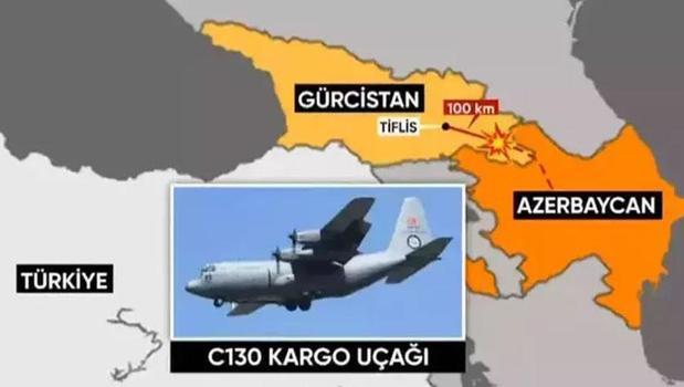 Azerbaycan, Gürcistan'da düşen askeri kargo uçağı için başlatılan kurtarma çalışmalarına yardım önerdi)