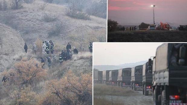 Türkiye kapsamlı soruşturma yürütüyor. Düşen uçaktan ilk görüntüler...)