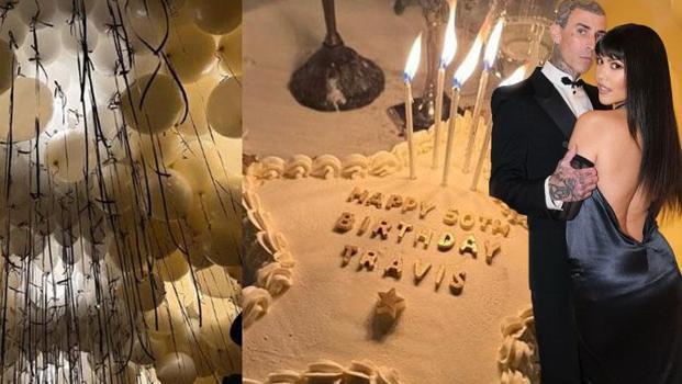 Kourtney Kardashian’dan Travis Barker’a film gibi doğum günü sürprizi!)
