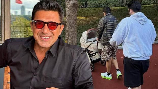 Hakan Ural torunu Lina'yı gezmeye çıkarttı! İşte minik Lina’lı aile paylaşımı!)