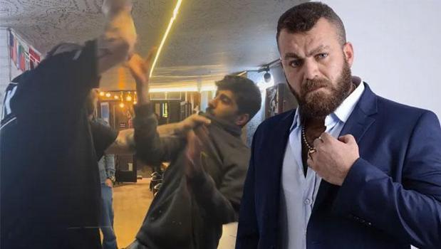 Oyuncu Bahadır Ünlü, hırsızlık şüphesiyle çalışanını darbetti! O anlar kameralarda)