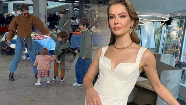 Burcu Biricik kural bozdu ve kızını paylaştı! İşte minik Luna...)