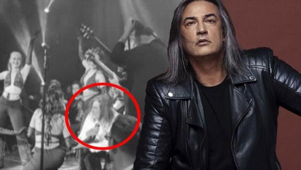 Şarkıcı Çelik sahnede yere kapaklandı! 'Kimlerde bu anın görüntüleri var?')