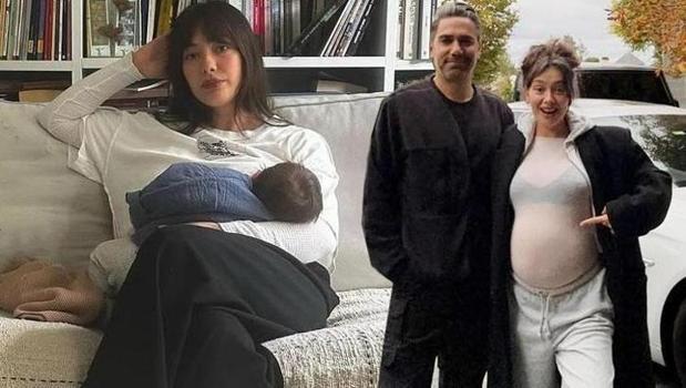 Neslihan Atagül ve Kadir Doğulu'dan aile pozu!)