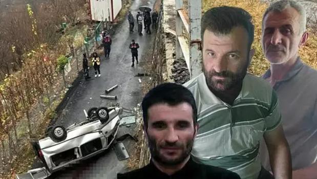 Artvin’de katliam gibi kaza! Araç bariyeri aşıp alt yola düştü: 3 ölü)