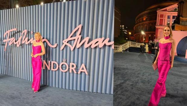 Neslisah Yılmaz, British Fashion Awards 2025’e özel davetlisi olarak katıldı)