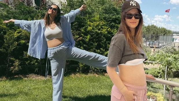 Taze anne İrem Helvacıoğlu ve kızından ilk kareler! 'Tatlı küçük pamuğum')