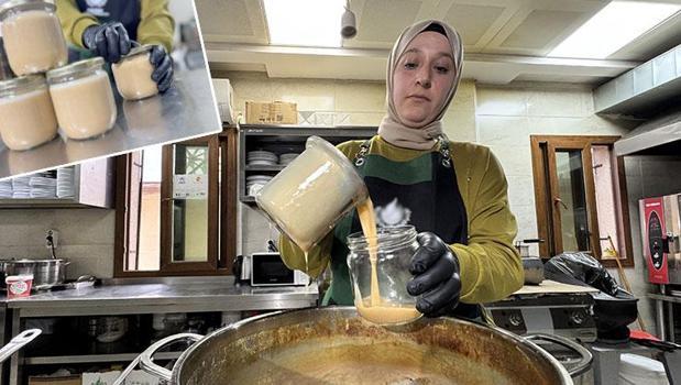 Hataylı kadınlar özenle hazırlıyor! 3 saat pişirilip tek tek kavanozlanıyor)