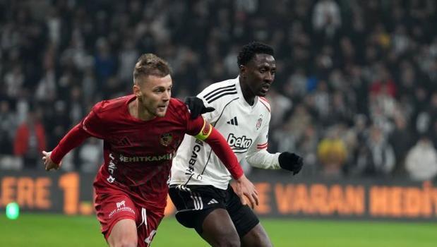 Beşiktaş - Gaziantep FK maçında puanlar paylaşıldı)