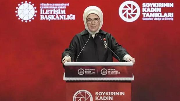 Emine Erdoğan: Filistin’in çocukları, haberleriyle zalime meydan okudular)