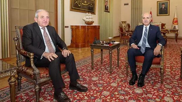 TBMM Başkanı Numan Kurtulmuş, Hajiyev’i kabul etti)