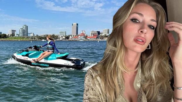 Yasemin Kay Allen'dan okyanusta jet ski şov)