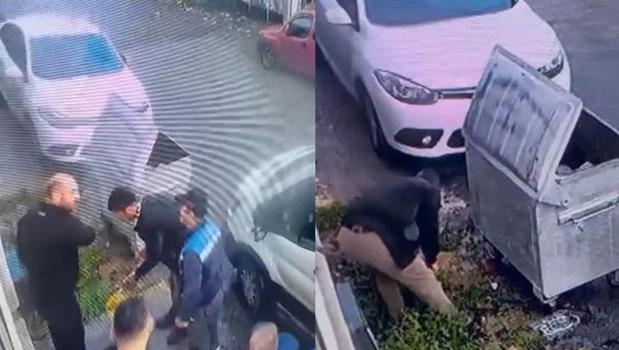 Görüntüler 'pes' dedirtti! İSKİ çalışanı önce boruyu kesti sonra tamire geldi)