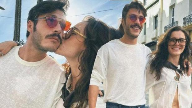 Milano kaçamağı! Hafsanur Sancaktutan ve Kubilay Aka'dan romantik poz)