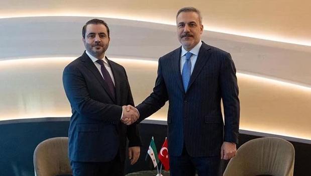 Dışişleri Bakanı Hakan Fidan Suriyeli mevkidaşı Şeybani ile görüştü)