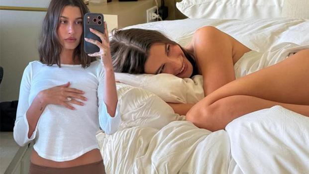 Hailey Bieber’dan cesur pozlar!)