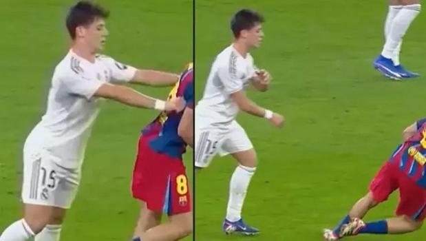 Yenilgi sonrası Arda sinirlerine hakim olamadı! Barcelona'da Pedri'yi itti)