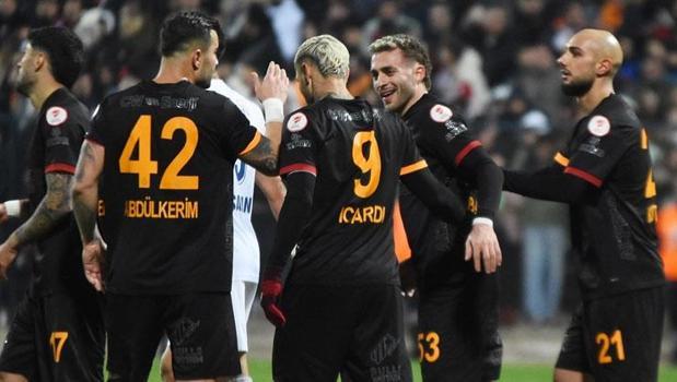 Galatasaray, deplasmanda 3 puanı 2 golle kaptı)