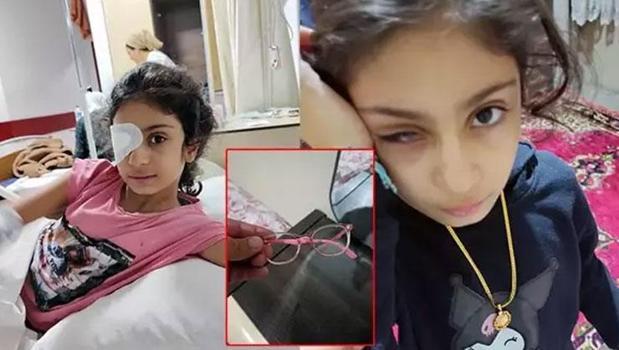Gözlük faciası! Plastik sandılar, cam çıktı: 8 yaşındaki Şeyma sağ gözünü kaybetti)