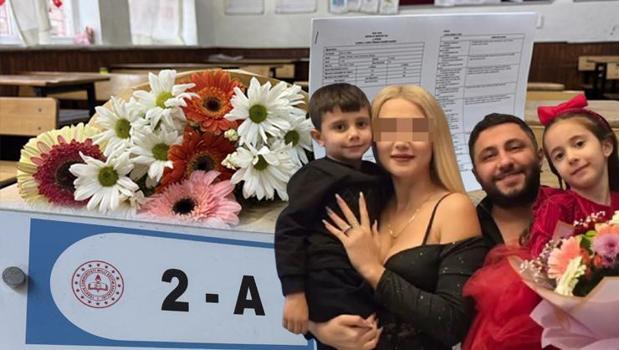 Kahreden görüntü! Babalarının öldürdüğü kardeşlerin karneleri çiçeklerle masaya bırakıldı)