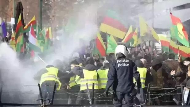 Zürih'ten Paris'e: YPG/SDG yandaşlarına Avrupa'da sert müdahale!)