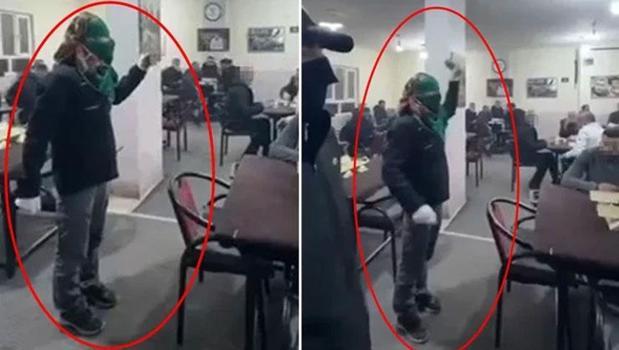 Kahvehanede terör propagandası: Şüpheli yakalandı!)