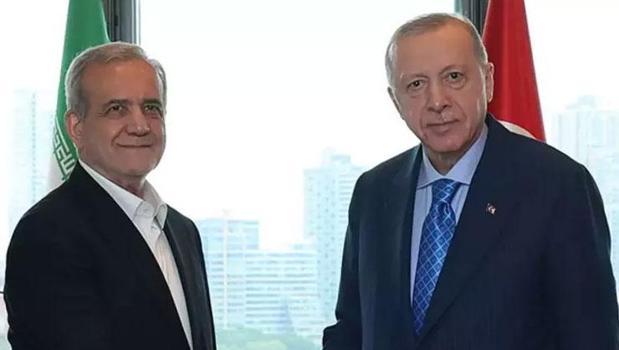 Cumhurbaşkanı Erdoğan, İran Cumhurbaşkanı Pezeşkiyan ile görüştü)