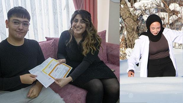 Kar, tatil, zorluk dinlemediler! Mesleğine aşık iki kadın)