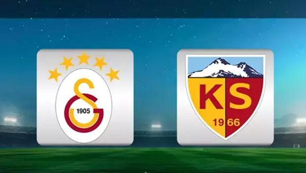 Galatasaray - Kayserispor maçı 11'leri belli oldu)