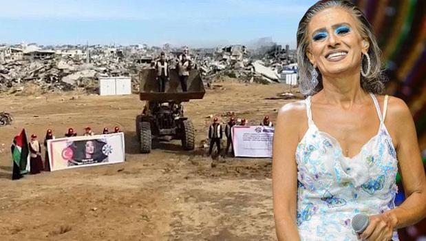 300 bin dolarlık bağış yapmıştı! Gazze'de Yıldız Tilbe inşaatı başladı)