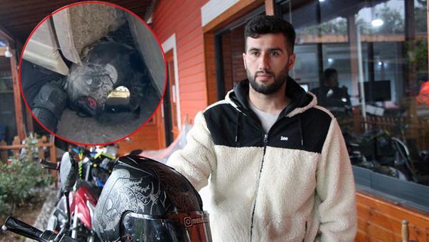 Şans değil tedbir! TIR’ın altından sağ çıktı, nedeni tek bir detay)