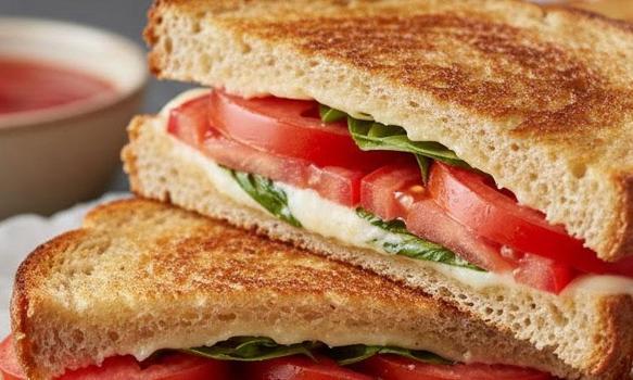 Tostun yumuşamasına son veren gizli dokunuş: Peynirli domatesli tostun o tek tüyosu meğer buymuş!)