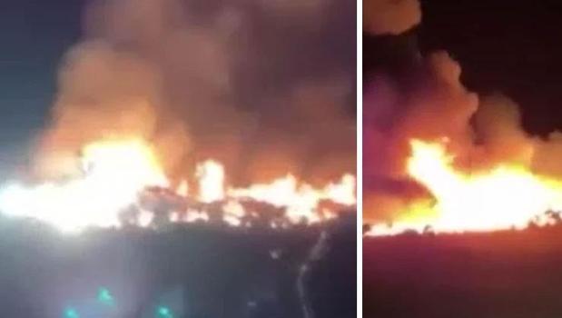 Libya'da helikopter faciası! Askeri üsse düştü: Kurtulan yok)