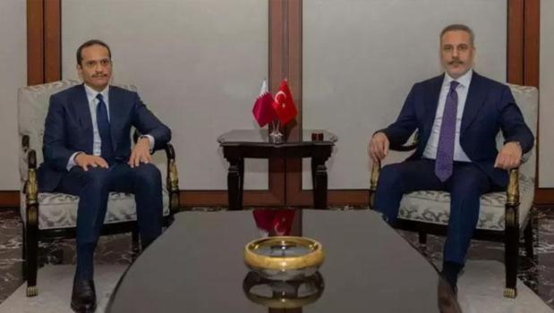Dışişleri Bakanı Hakan Fidan Katarlı mevkidaşı ile bir araya geldi)