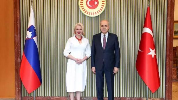 TBMM Başkanı Kurtulmuş, Slovenya Meclis Başkanı Zupančič ile görüştü)